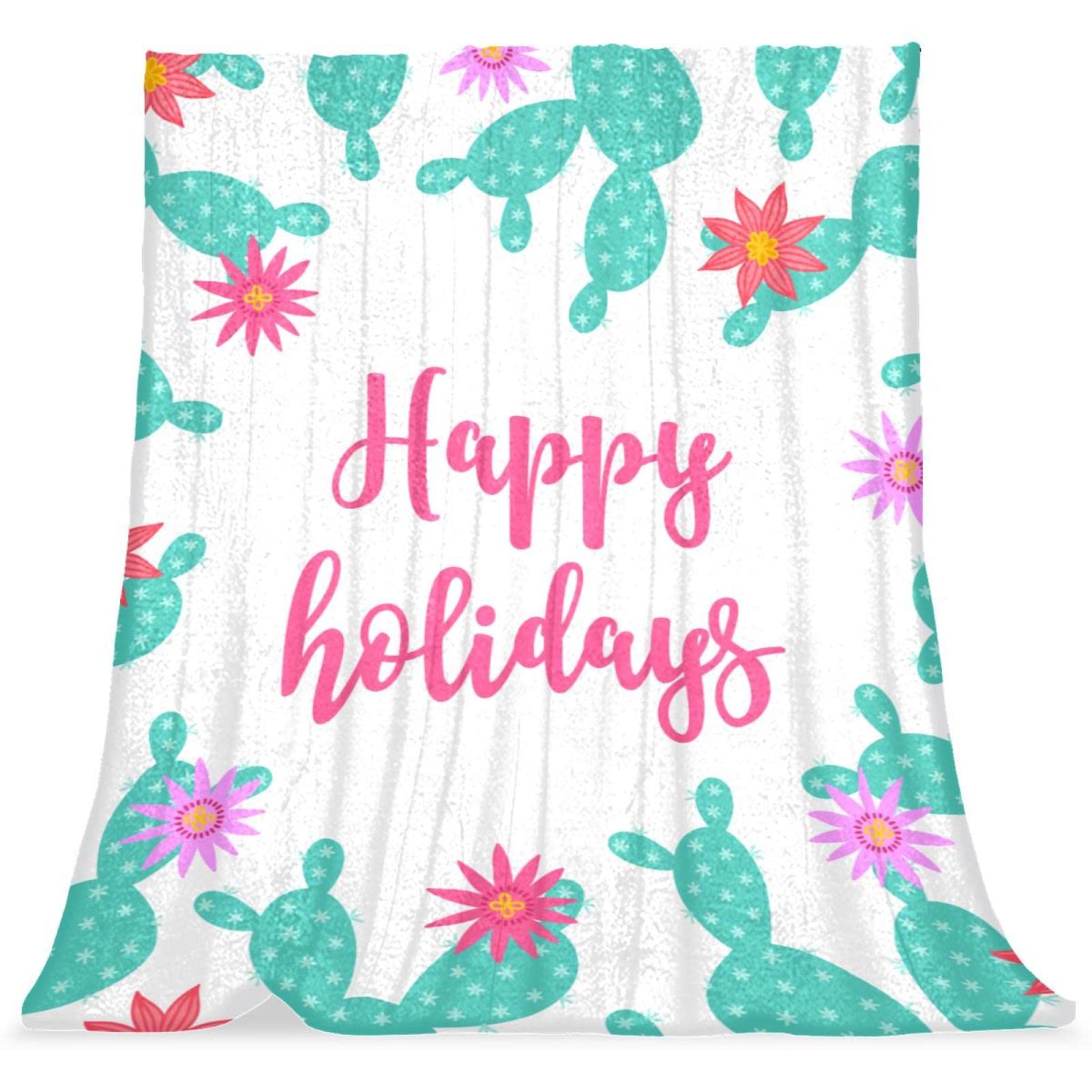 Couvre-lit doux motif cactus : illuminez la chambre des enfants avec confort