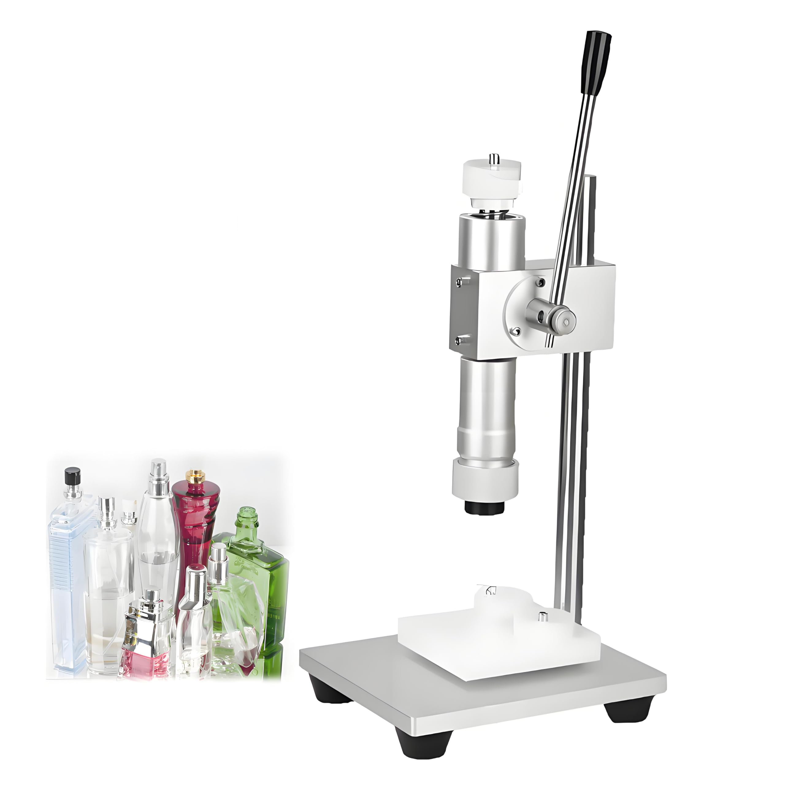 Outil étanchéité détachable et machine capsulage parfum pour scellage précis