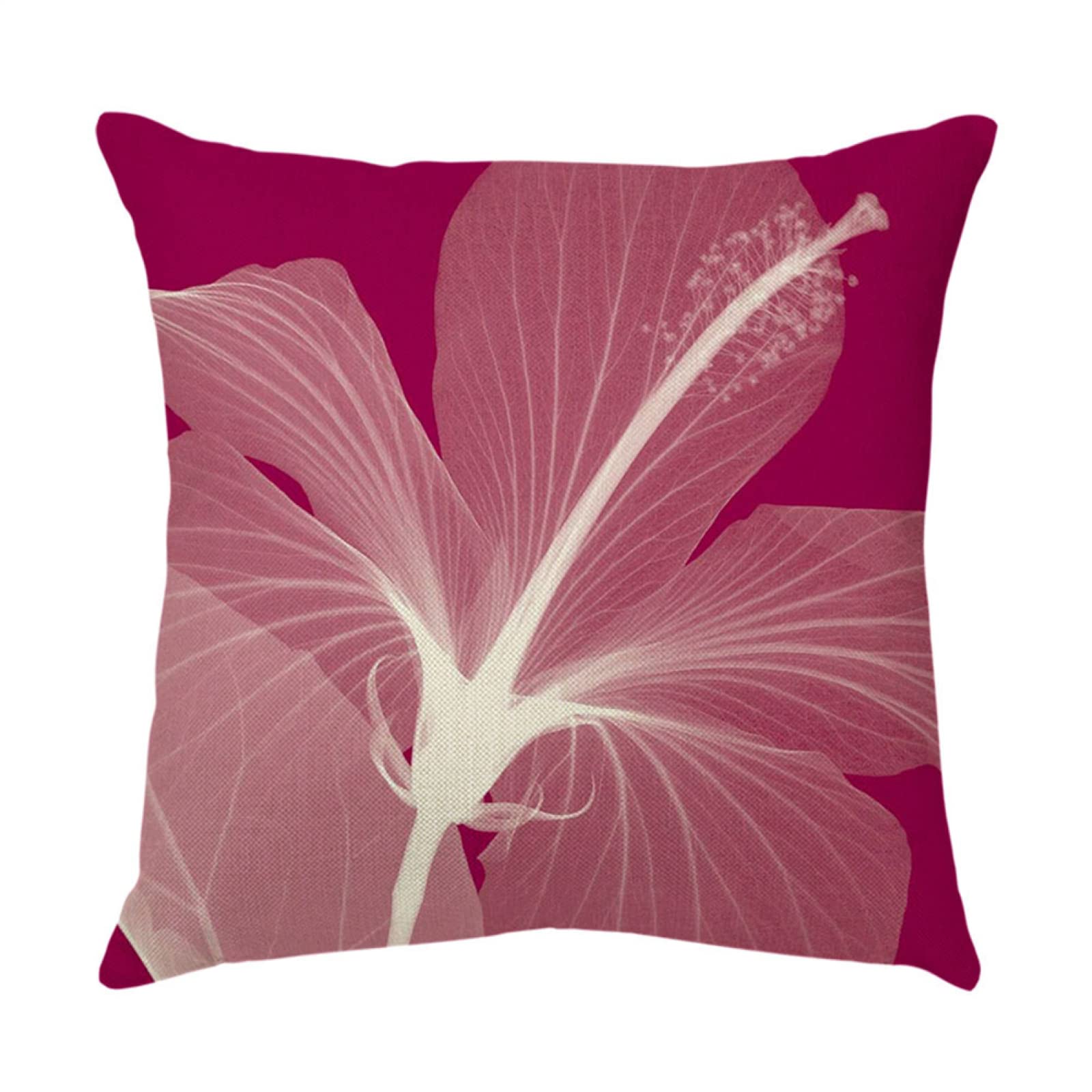 4 Piezas Funda de Almohada Pétalos Abstractos Fundas de Cojín Terciopelo Sencillo y Decorativo para Sofá Camas Dormitorio Coche Lino Cojines Throw Pillow Covers 80x80cm/32x32 Inch