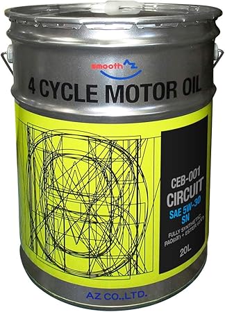 Amazon Az エーゼット 4サイクル エンジンオイル Ceb 001 サーキット Eg509 5w 30 l Aet 100 化学合成油 エステル配合 自動車用 車 バイク 車 バイク