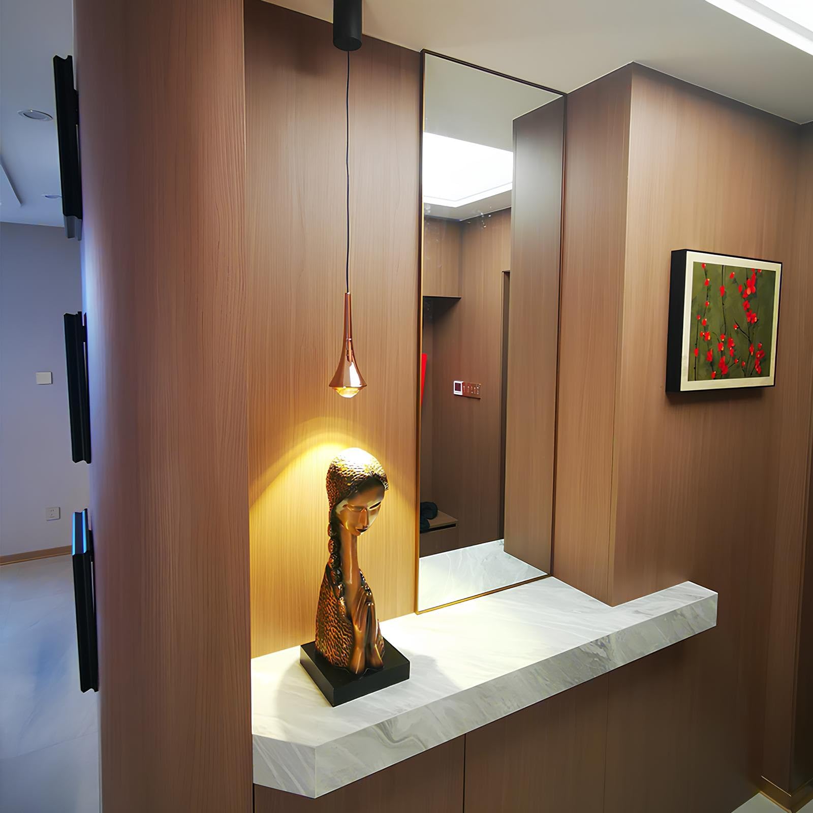 Großer Rechteckiger Badspiegel, Moderner Dekorativer Schminkspiegel, Wandspiegel Mit Metallrahmen Für Den Eingangsbereich, Wohnzimmer Horizontal Oder Vertikal(Schwarz,60 * 90cm/23.6 * 35.4in)