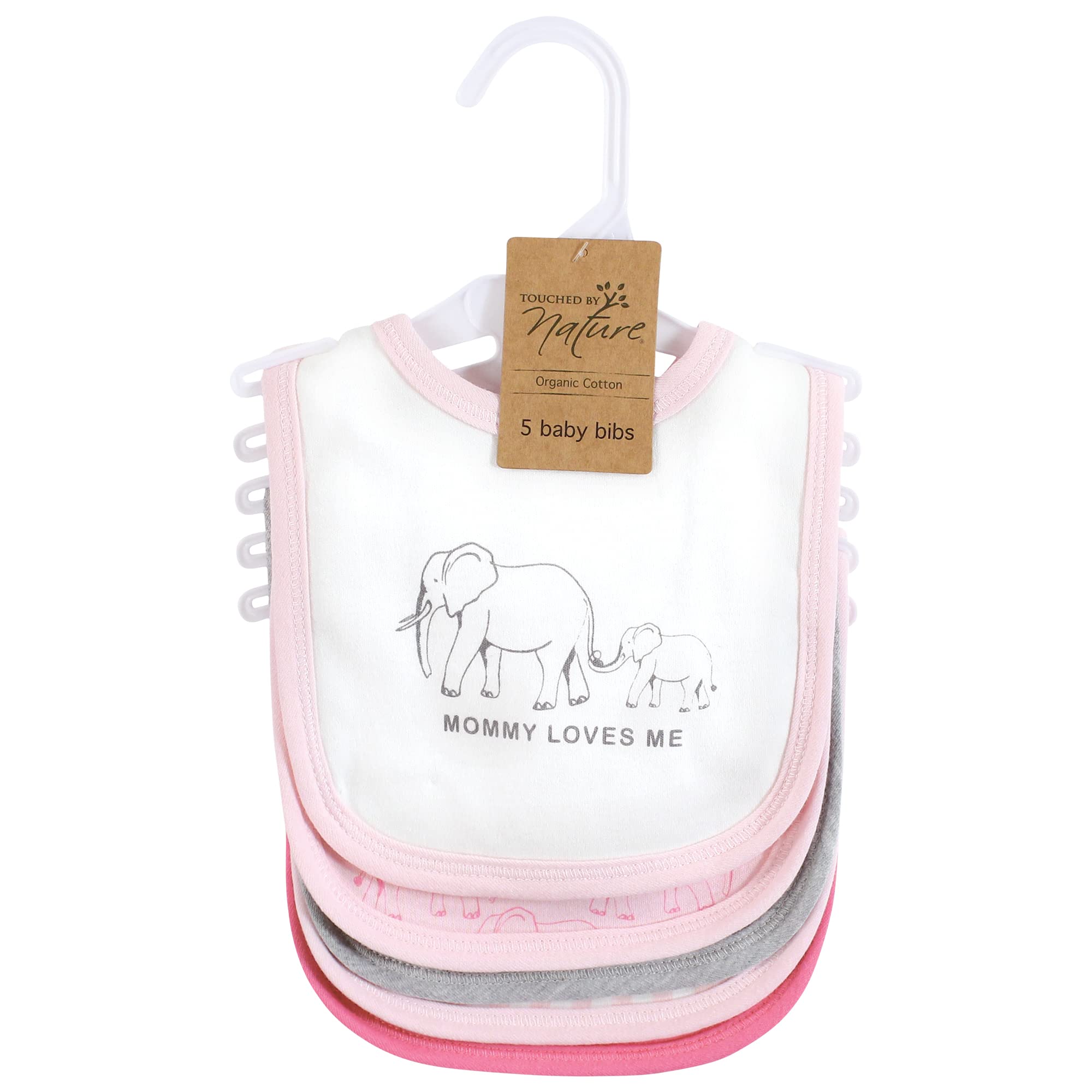 Touched by Nature Baberos unisex de algodón orgánico para bebé