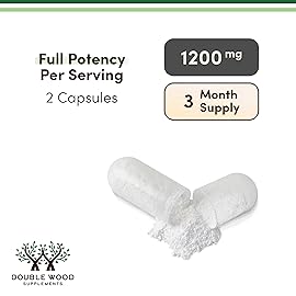 Irish Sea Moss Capsules, More Potent Than Sea Moss Gel Extract (180 Count, 1,200mg per Serving) (from Wildcrafted and Raw Chondrus Crispus) Nutrient Rich Superfood High in Minerals by Double Wood