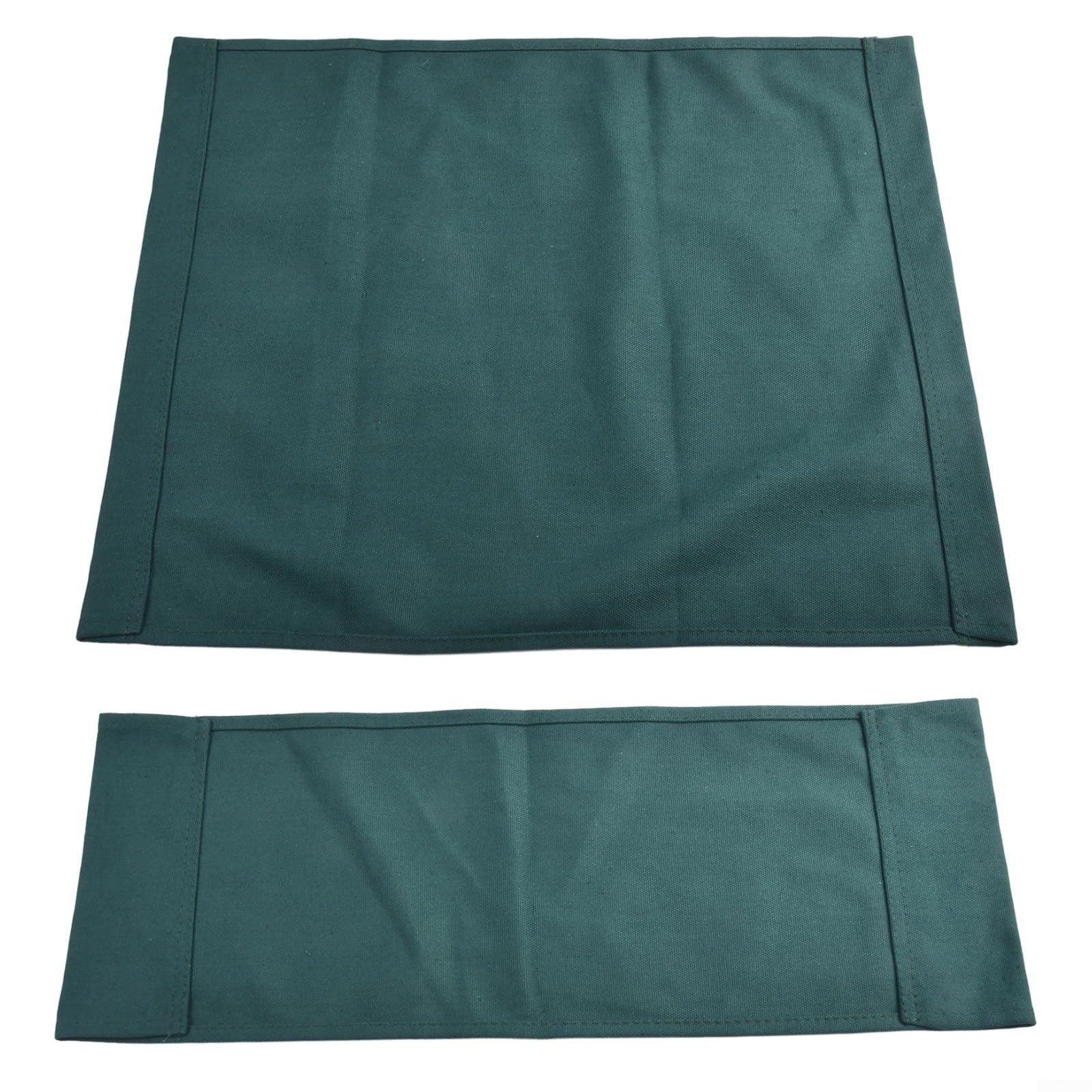 FUBESK Dark Green Canvas Directors Chair Cover Replacement Kit Outdoor Stool Small and Large Size Chairs Canvas Covers Dust Protection
