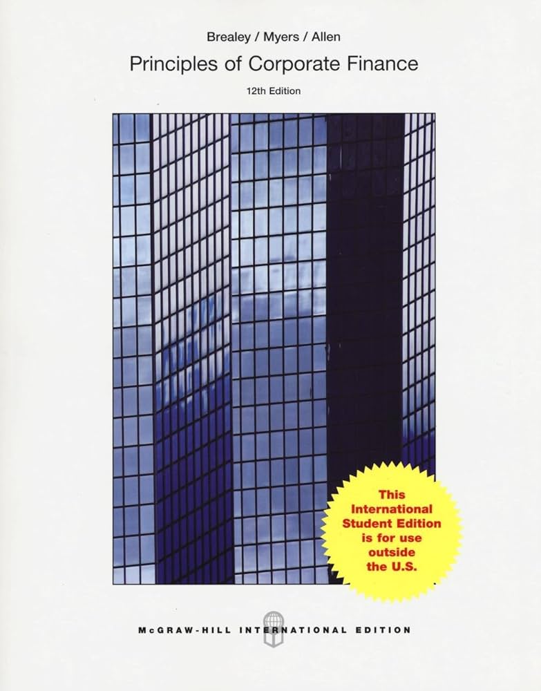 Amazon.co.jp: ISE Principles of Corporate Finance : Brealey