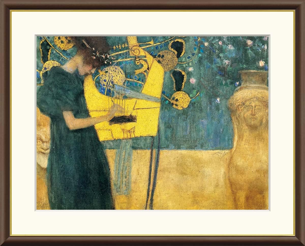 クリムト 母と子 6号 立体複製名画 額付き 壁掛け 有名画家 - アートの