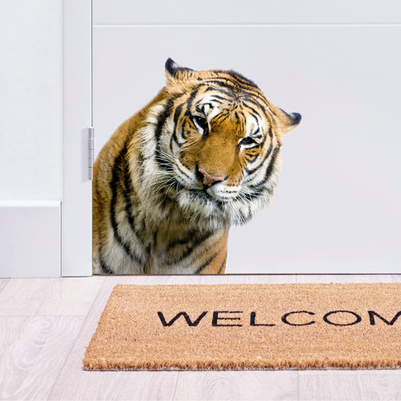 Autocollant tigre pour personnaliser les meubles de cuisine et les bagages de voyage