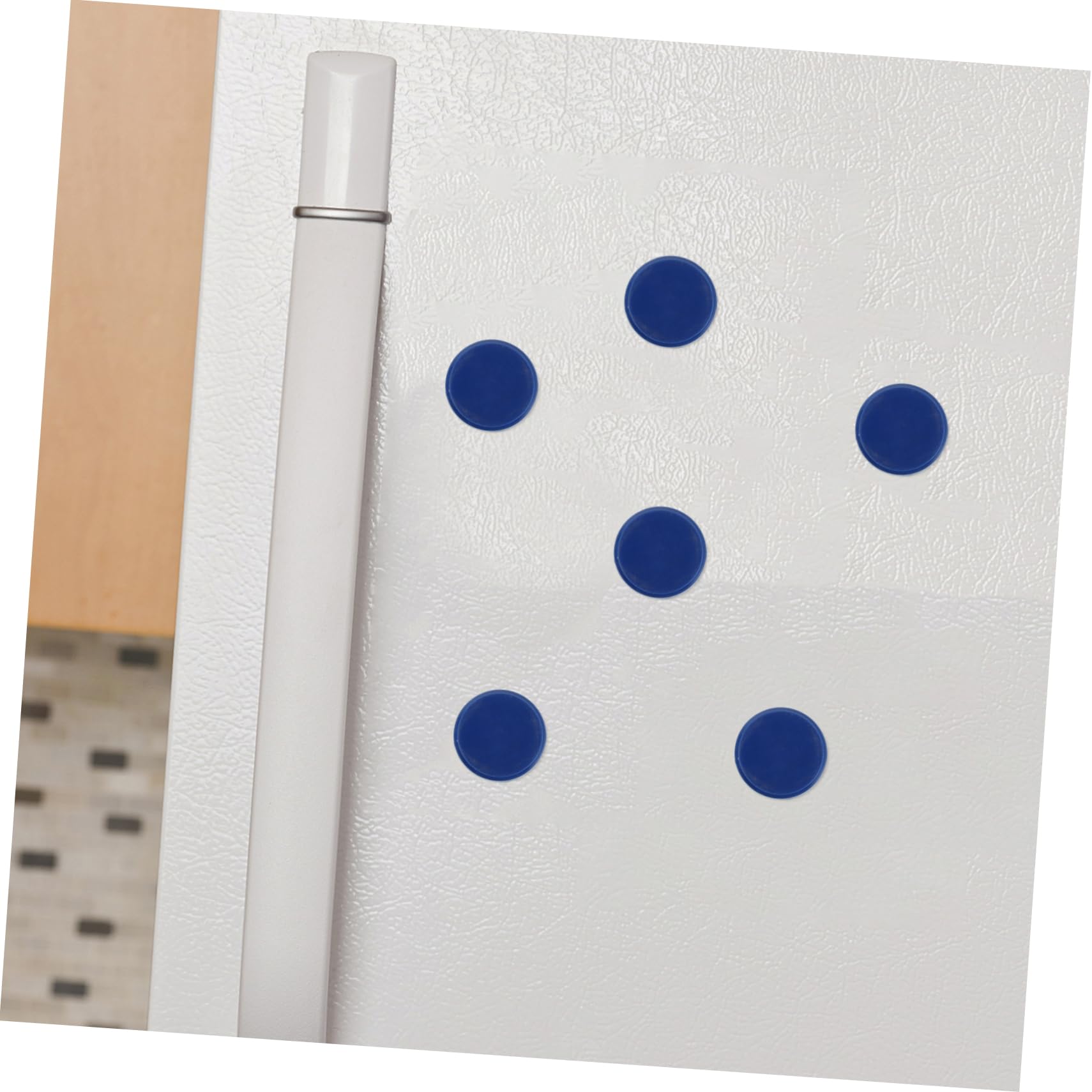 40 Stück Runde Starke Kühlschrankmagnete aus Kunststoff Blau für Whiteboard und Büroorganisation