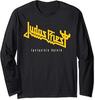 Amazon.co.jp: Judas Priest – Invincible Shield Yellow 長袖T