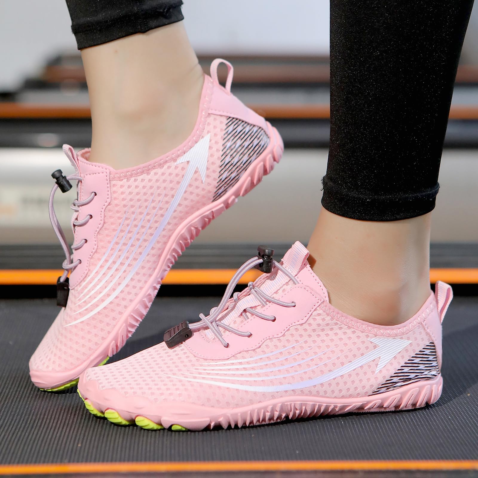 Zapatos Acuáticos Descalzos Secado Rápido Zapatillas Agua Cordón Elástico Fácil Puesta Base Flexible Adherencia Antideslizante para Playa Caminar Fitness Viajes