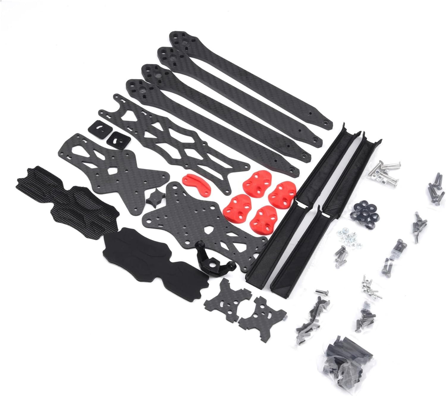 HD5/HD7/HD8/HD9 Carbon Quadcopter Frame Kit 5.5mm Arm Fit for FPV RC Racing Freestyle(9inch with Accessory)