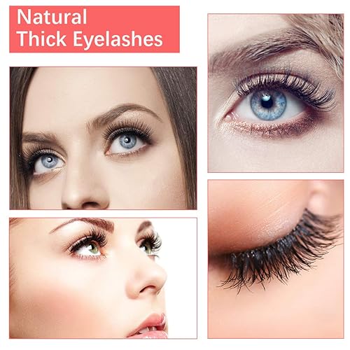 Miniatura 5 de Pestañas postizas, 5 pares, pestañas profesionales reutilizables de visón 3D, pestañas postizas hechas a mano naturales gruesas y esponjosas con