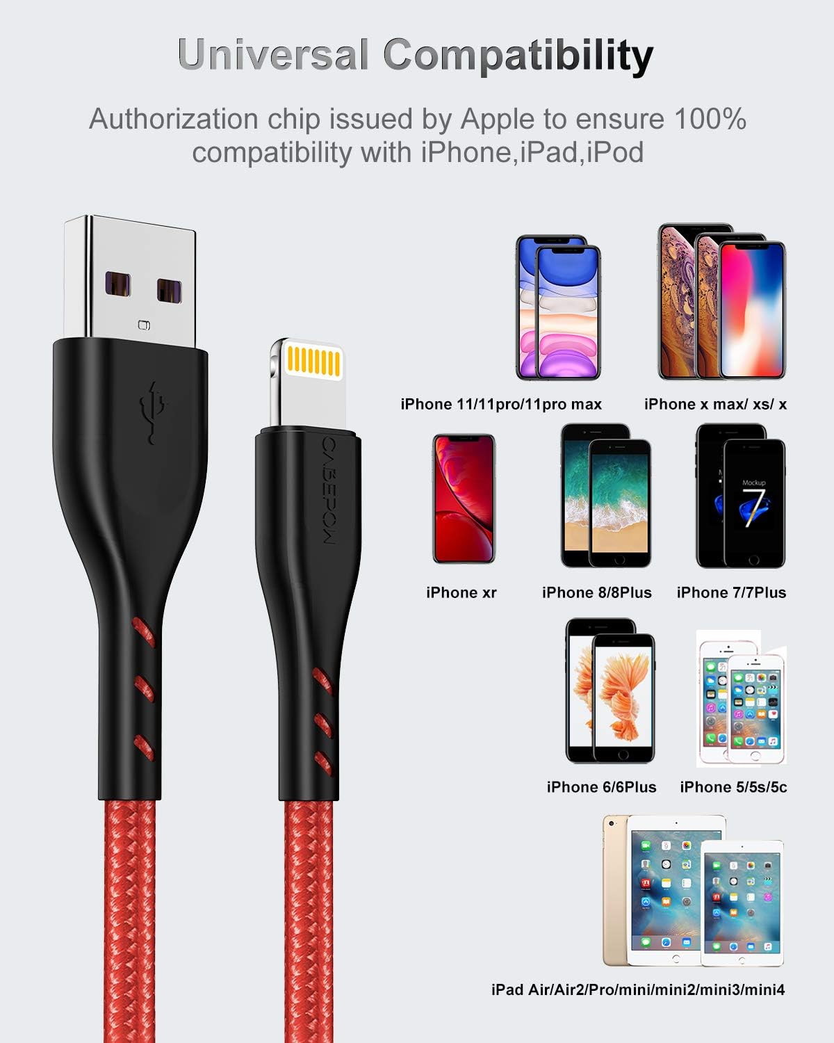 Exсluѕіvе Dіѕсоunt 🔥 3 Pack iPhone Charger Lightning Cable 10 Foot, Extra Long Nylon Braided Charging&Syncing Cord Compatible with iPhone Xs/XR/XS Max/X/7/7Plus/8/8Plus/6S/6S Plus/5 (3Pack 10 ft) Exсluѕіvе Dіѕсоunt 🔥 3 Pack iPhone Charger Lightning Cable 10 Foot, Extra Long Nylon Braided Charging&Syncing Cord Compatible with iPhone Xs/XR/XS Max/X/7/7Plus/8/8Plus/6S/6S Plus/5 (3Pack 10 ft)