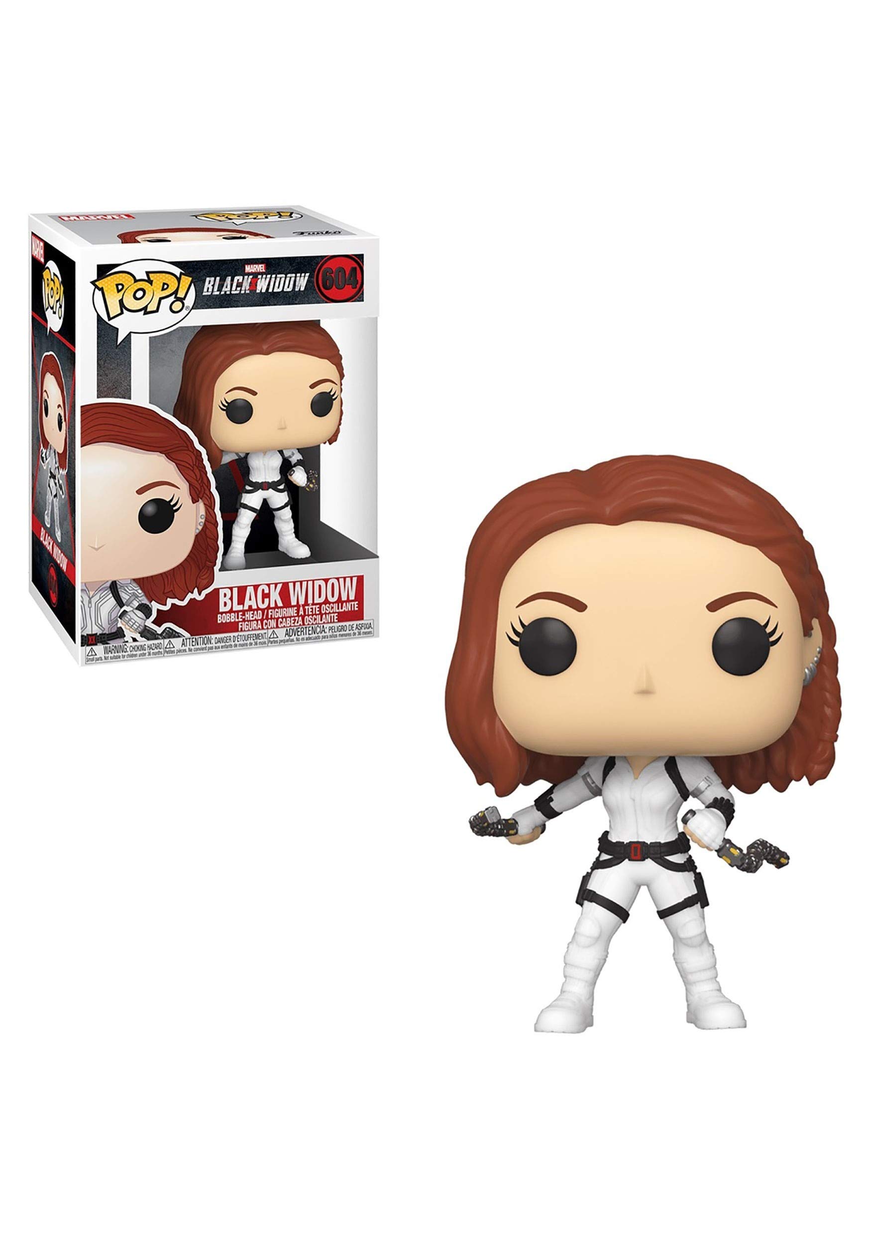 FUNKO POP! MARVEL: Black Widow - Black Widow (White Suit)