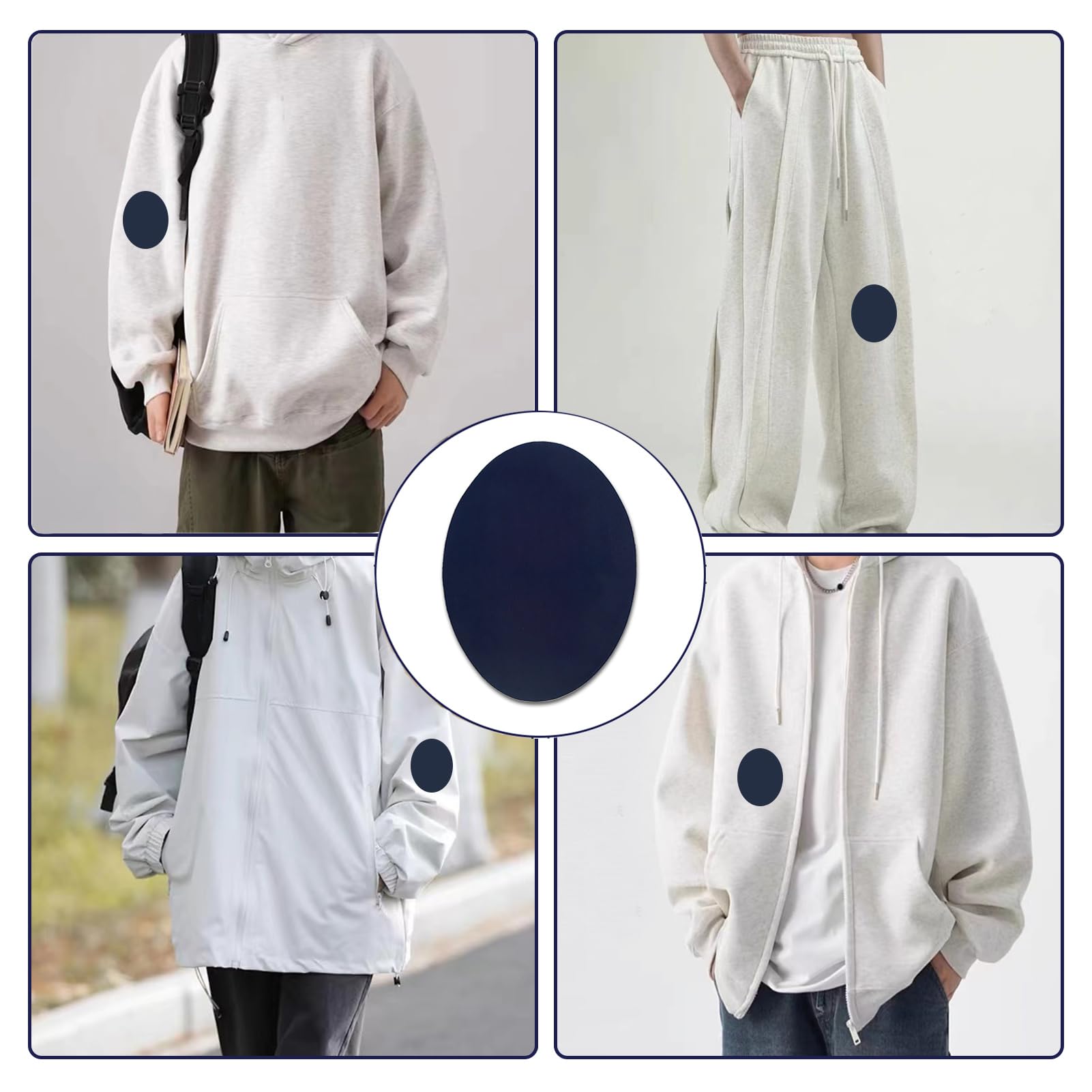 Toppe Termoadesive Per Ginocchia - 6 Pezzi | Per Bambini | Resistenti A Lavatrice E Asciugatrice | Applicazione A Caldo - Foto 11