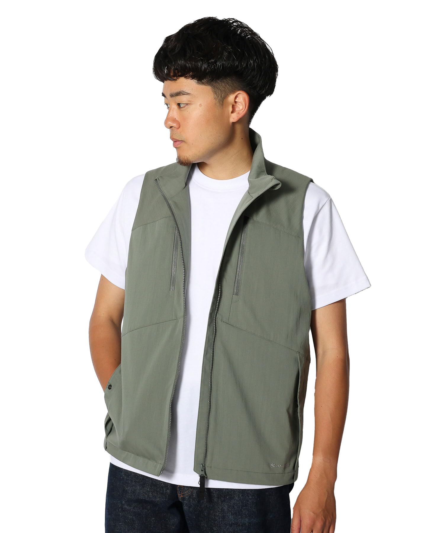 Amazon.co.jp: [スノーピーク] FR Stretch Vest L Foliage サイズ L