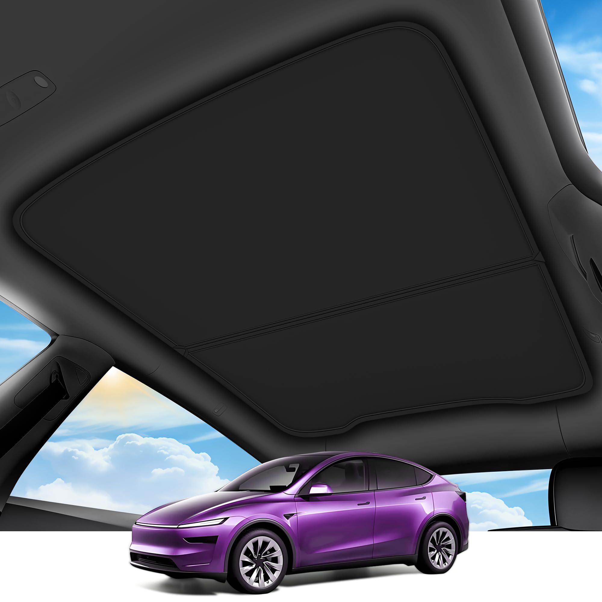 2026 Upgrade Sunshade Roof For Tesla Model Y Accessories 2026-2025