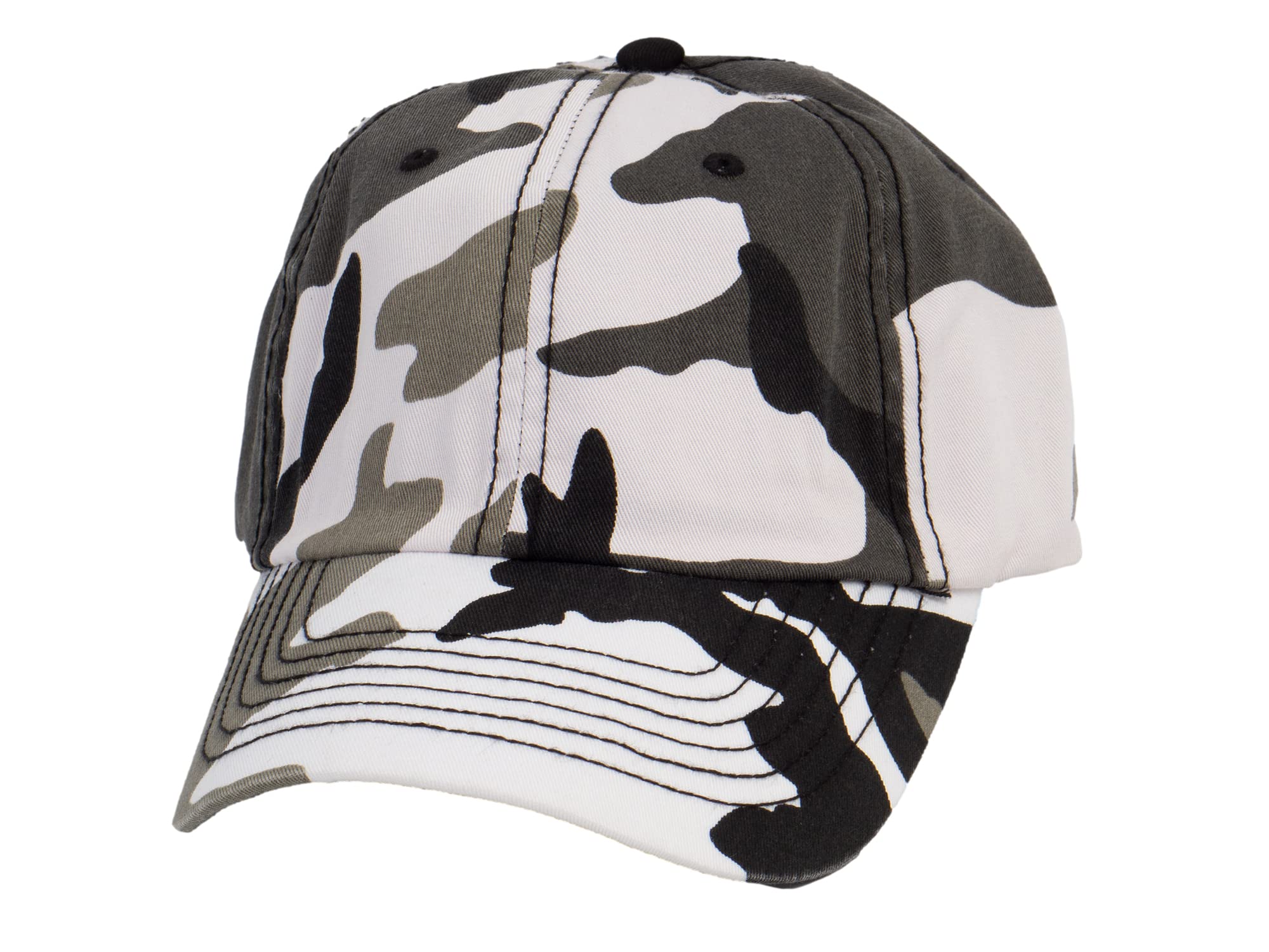 TOP HEADWEAR Enzyme Washed Camouflage Cap - City Camo