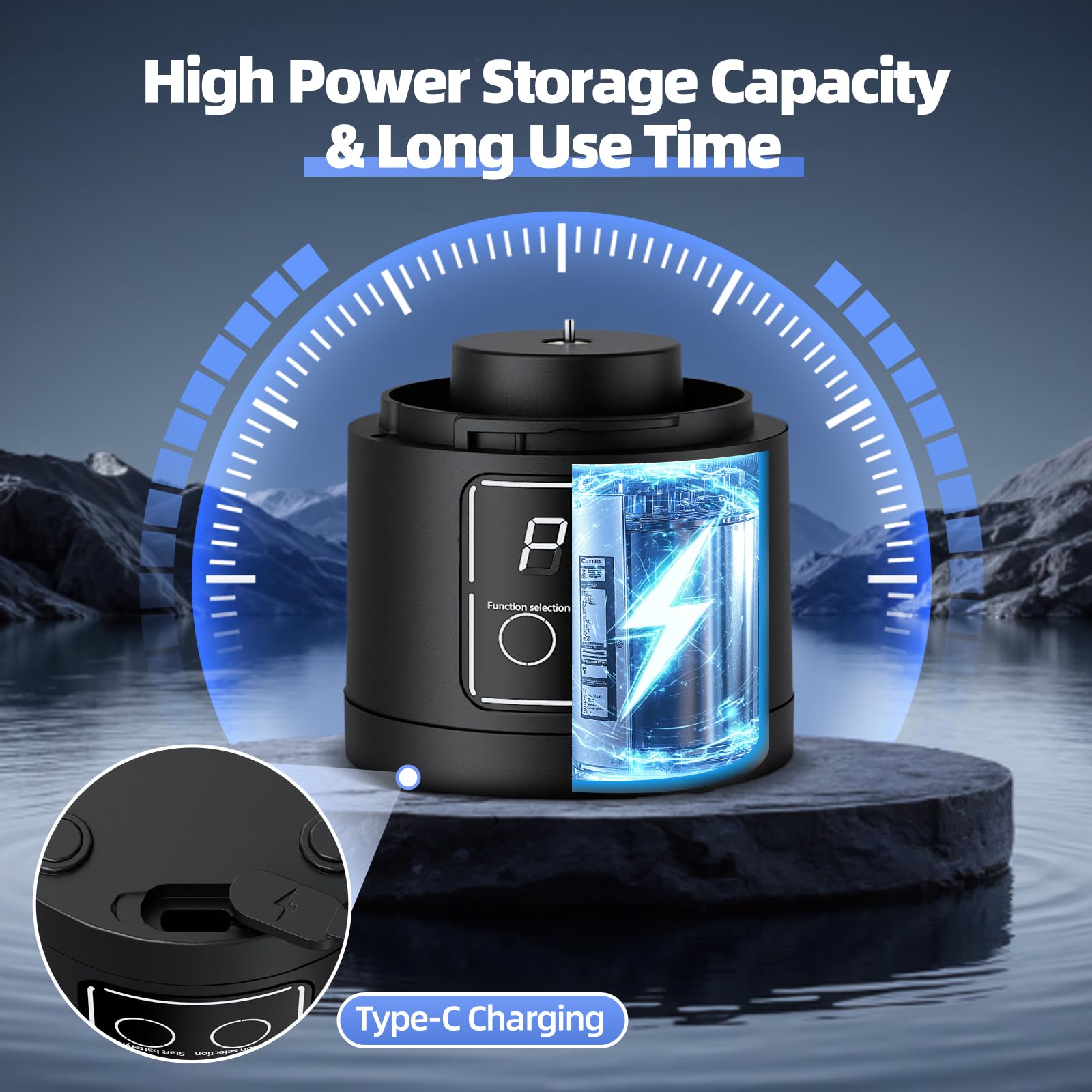 Shaker elettrico per proteine da 700 ml, shaker per proteine ricaricabile tramite USB | Frullati proteici a casa, palestra e viaggi, senza BPA, portatile