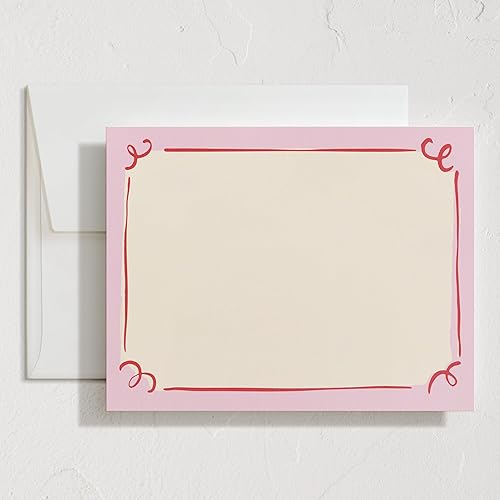 Miniatura 20 de Minted Little Note - Juego de 10 tarjetas de notas planas y sobres para invitaciones y mensajes de agradecimiento escritos a mano, diseño Una