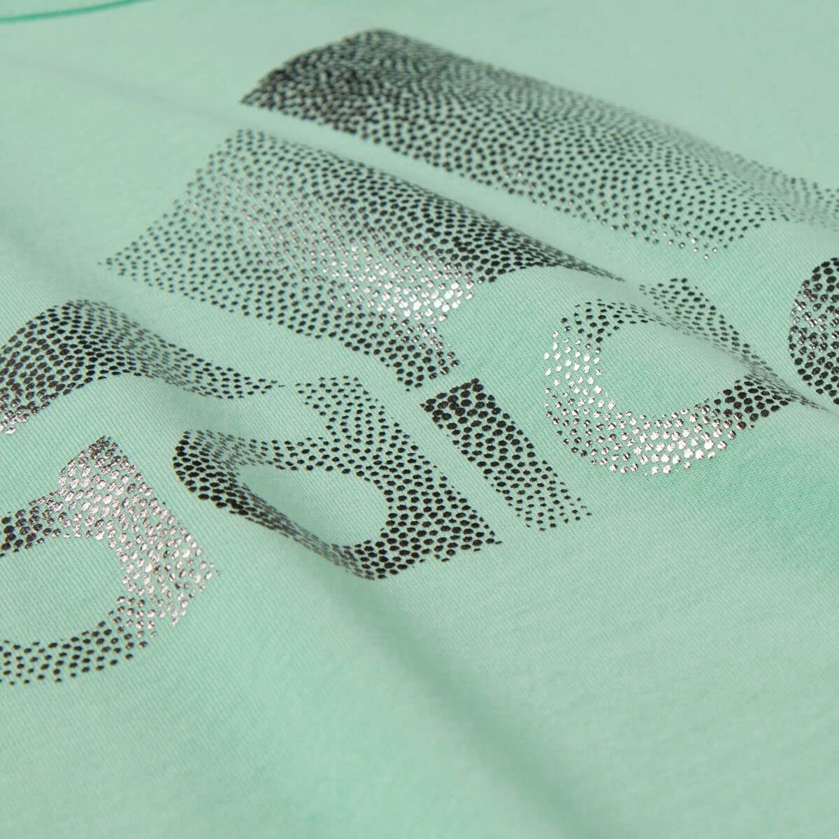 adidas girls Short Sleeve Scoop Neck Tee T-shirt T Shirt, Mint, 8-15 Years US