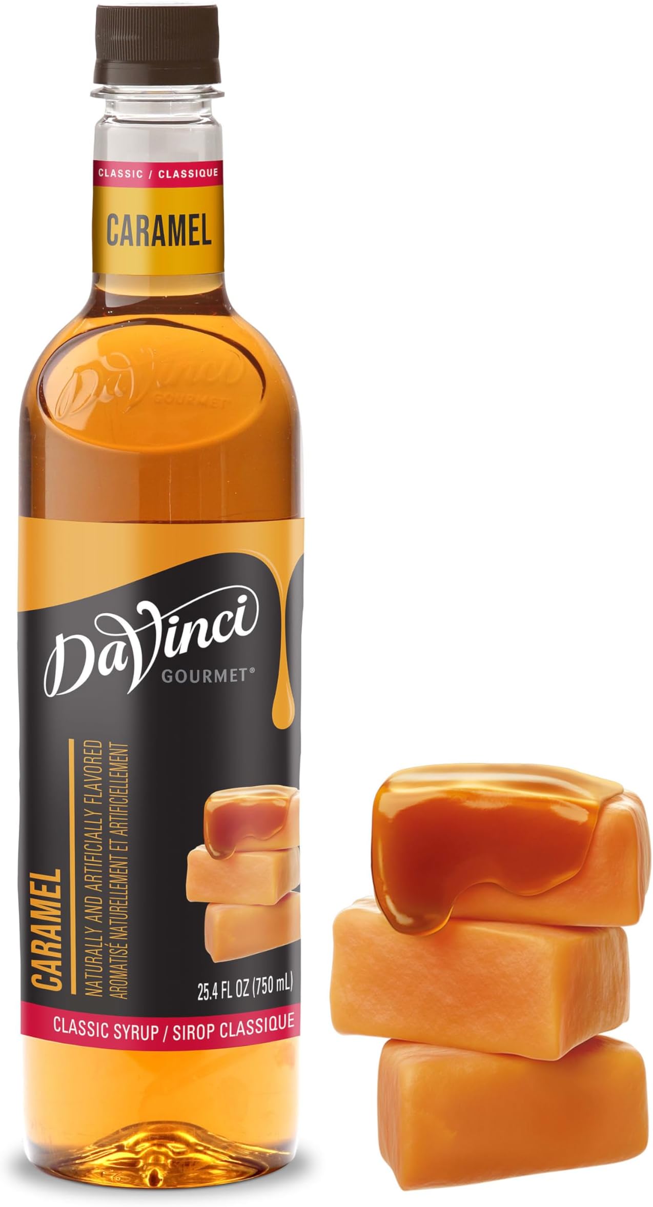 DaVinci Gourmet Classic Caramel Syrup, 25.4 Fluid Ounces (Pack of 1)