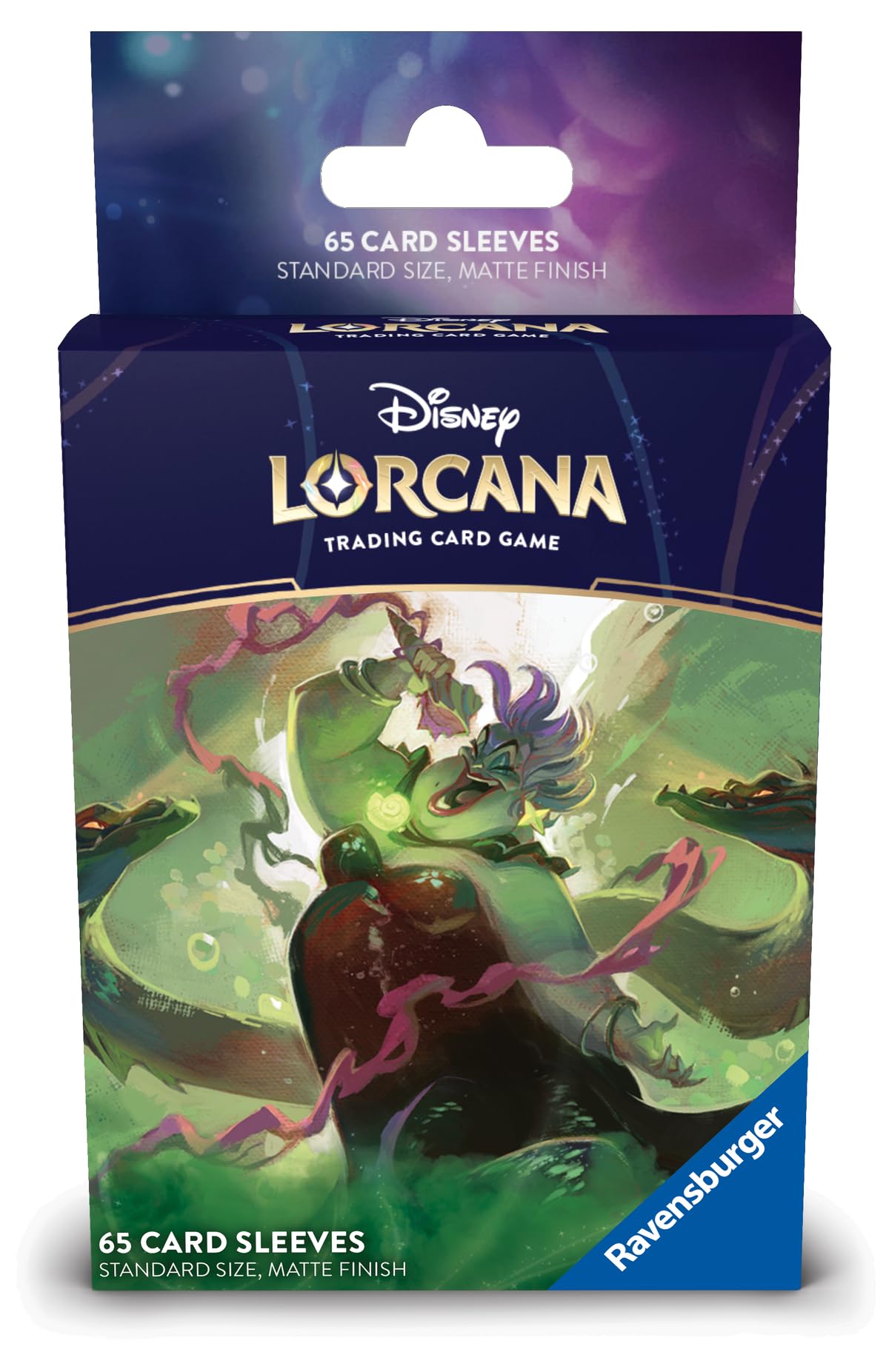 Ravensburger Disney Lorcana TCG: Archazia's Island Card Sleeves Featuring Ursula - Deceiver of All | 65 Protective Sleeves for TCG Decks | Ages 8+