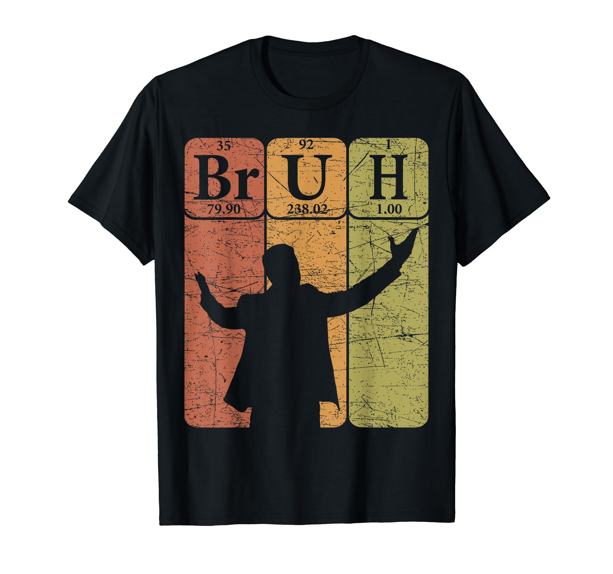 Bruh Periodic Table Elements Bro Slang Bruh Meme Vintage T-Shirt