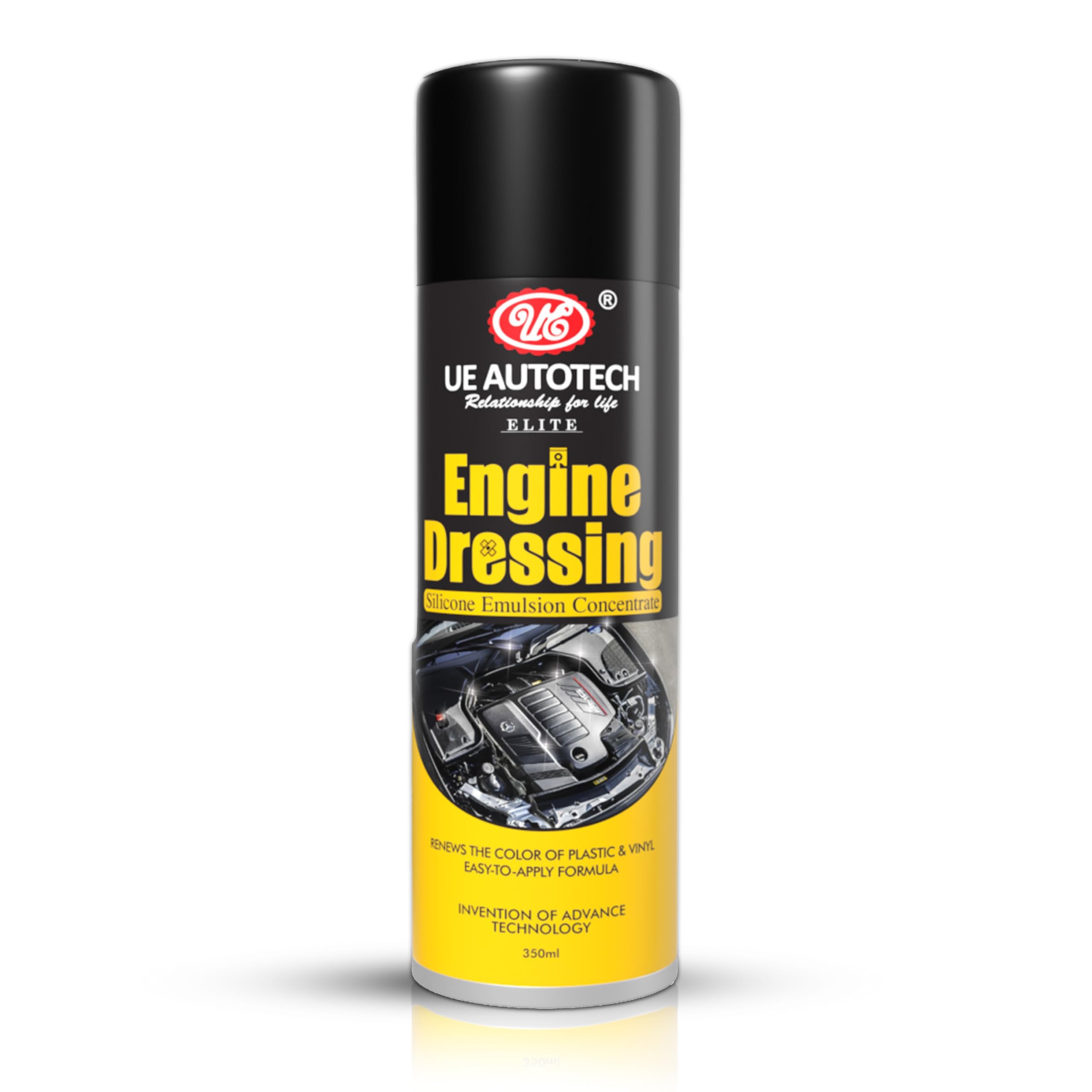 Ue Engine Degreaser For Car - 350 Ml | All Purpose Cleaner | Silicone Spray For Bike and Wheel Cleaner - Protective, Non-Greasy and High Gloss Finish for Your Engine Compartment coating
