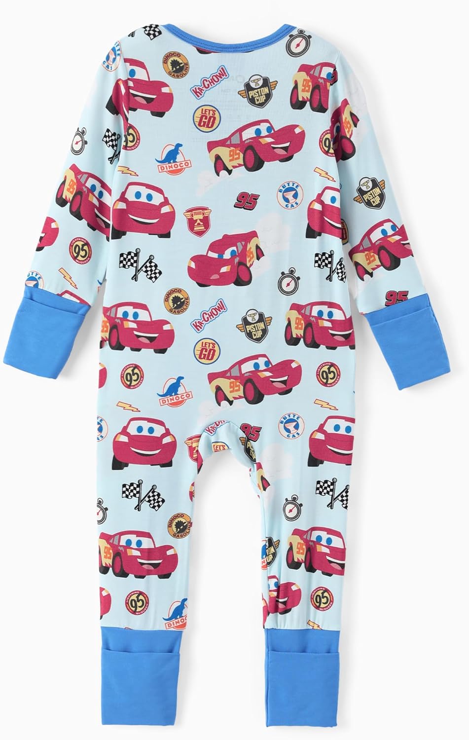 Disney Princess Stitch Marvel Baby Viscose Made from Bamboo Long Sleeve Footie Romper Zipper Sleep Outfit Newborn to Infant
