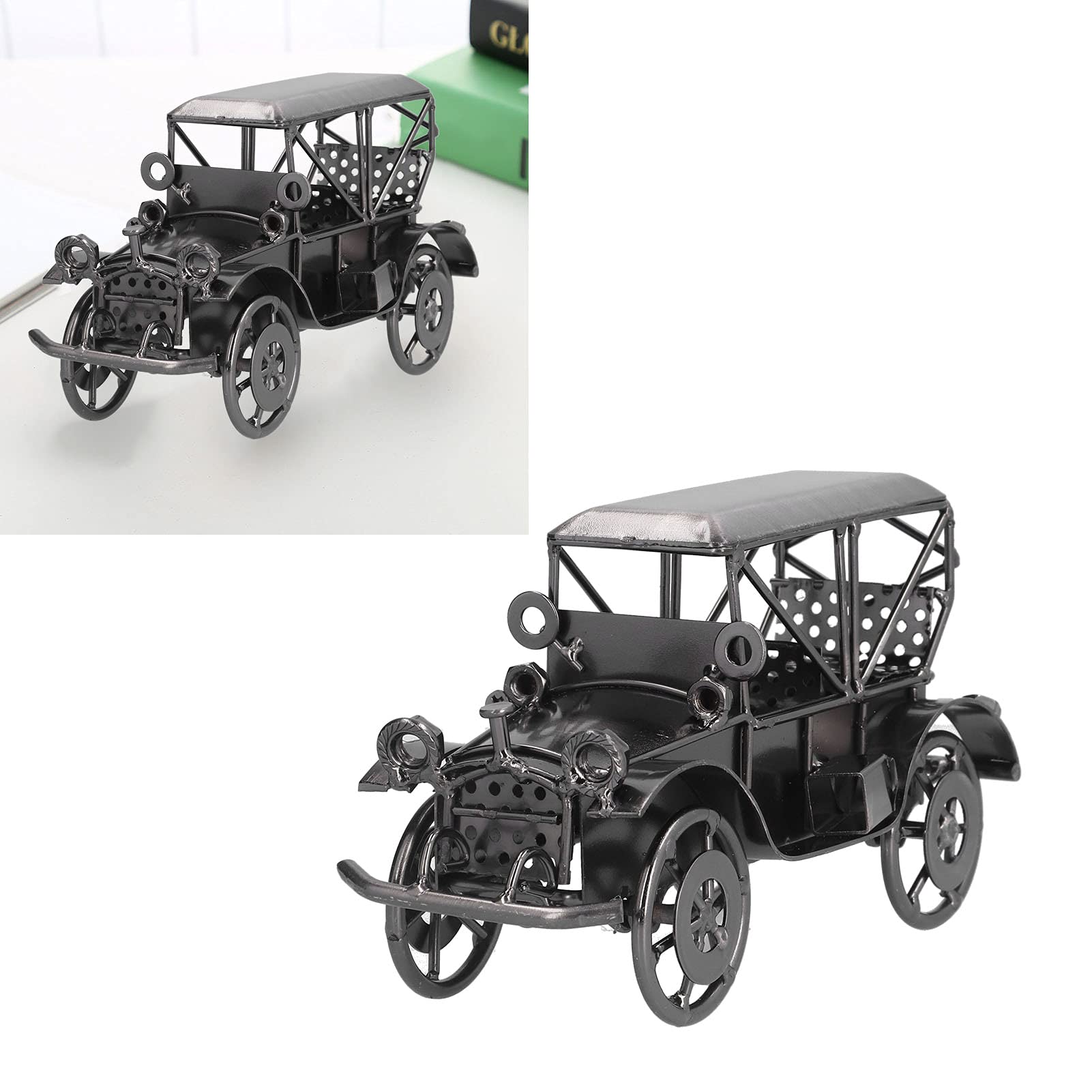OUTOUR Modèle Voiture Vintage Métal Avec Planches De Surf - Décoration Rétro