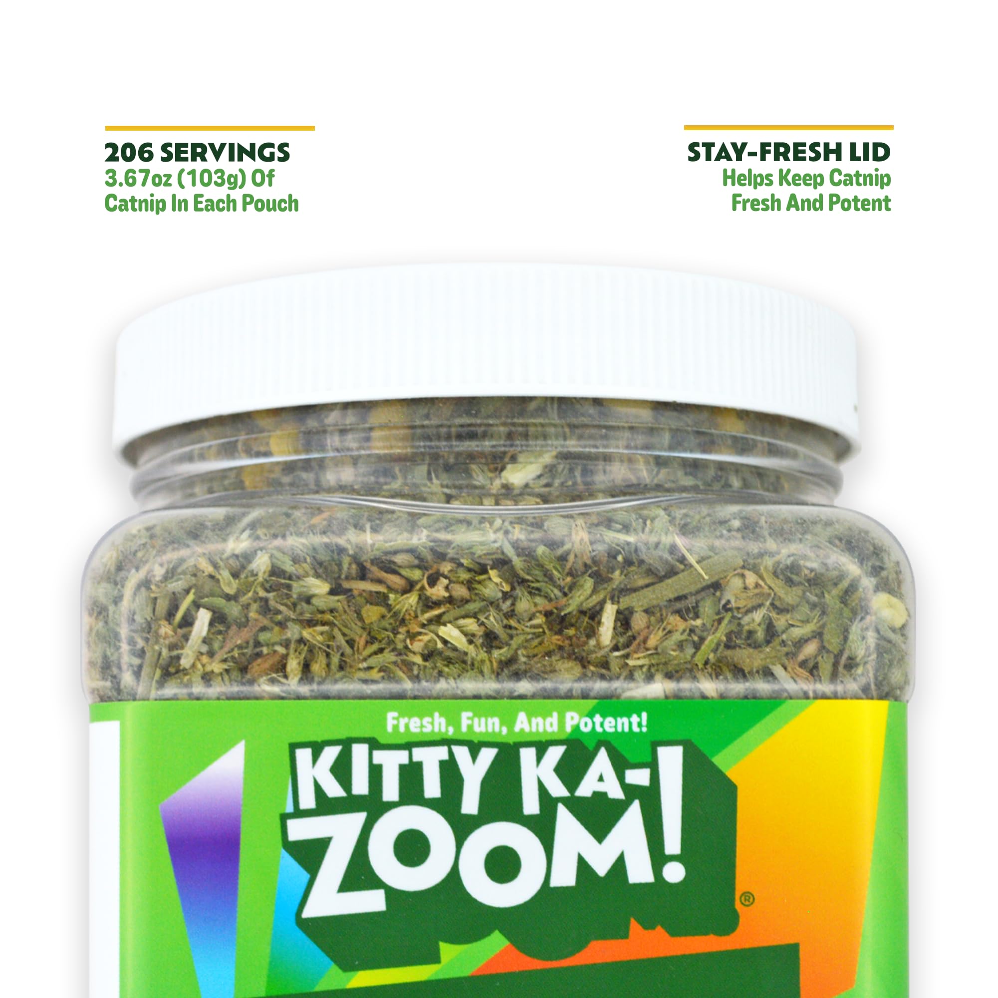Super ZOOMIES Mix - Mezcla de hierba gatera de 7 ingredientes