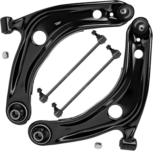 Miniatura 26 de Detroit Axle - Kit de brazos de control frontal RWD para Chrysler 300 Dodge Challenger Charger Magnum, 2 brazos de control superiores 2 rótulas