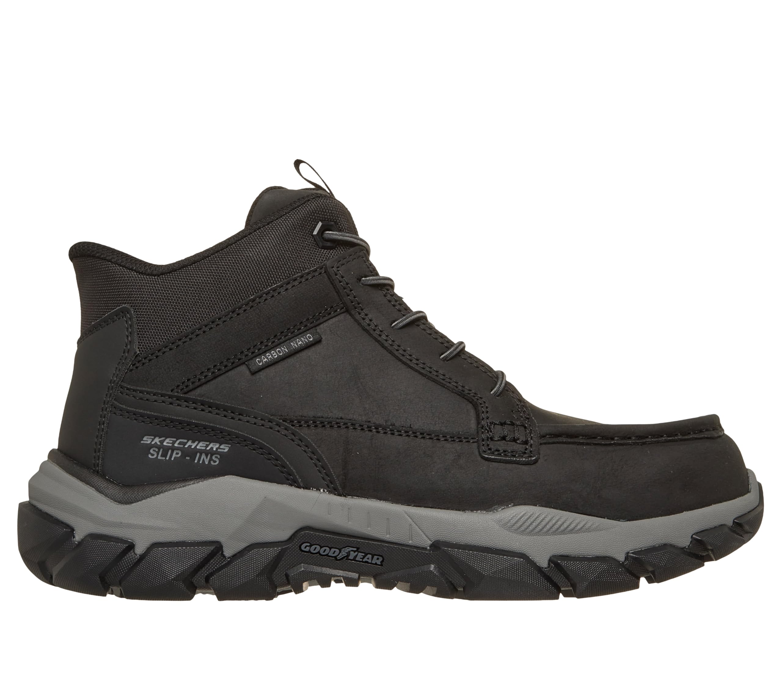 Skechers Homme Santoro MOC Toe Hands Free Slip Ins Botte Industrielle