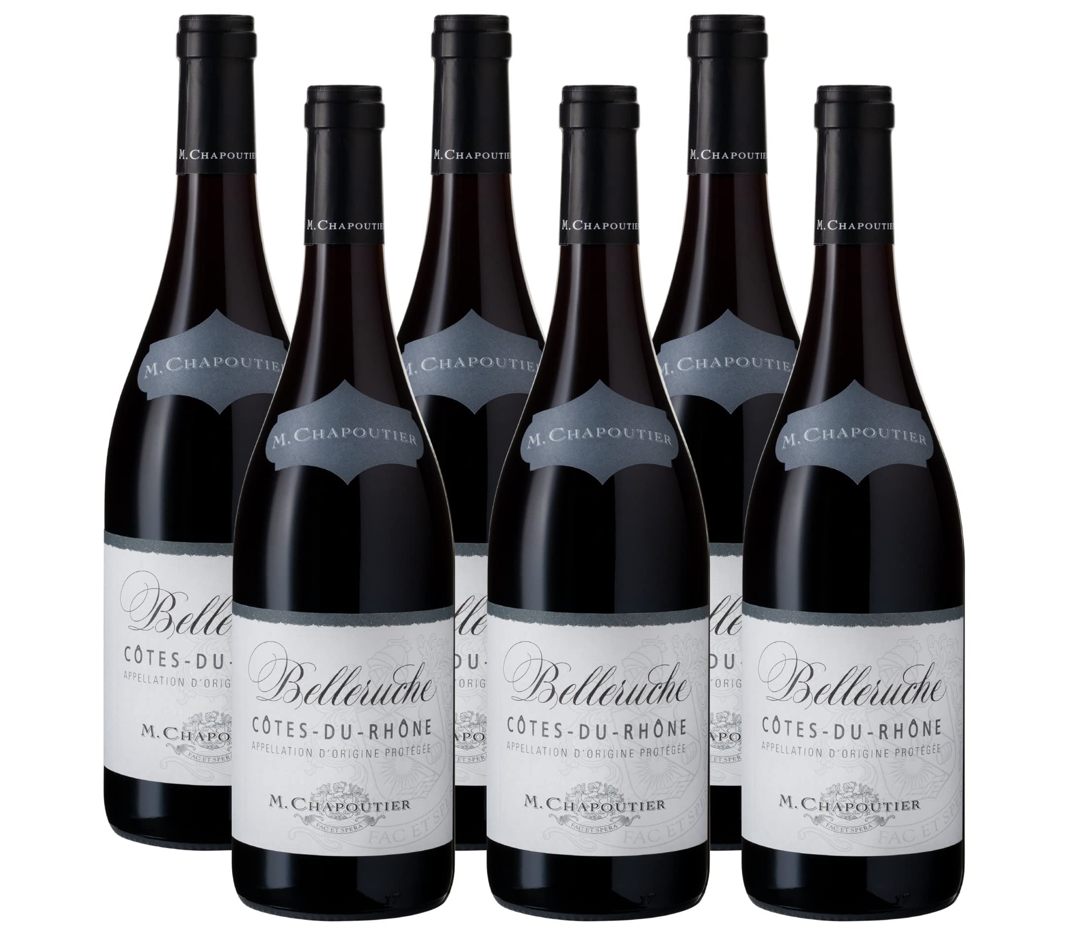 Chapoutier M. Cotes du Rhone AOC trocken - Trockener, aromatischer Rotwein aus Frankreich (6 x 0,7l)