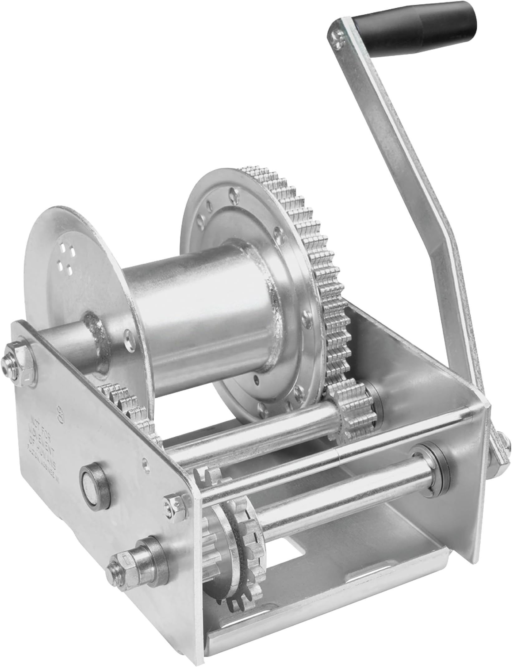 Fulton 143200 Brake Winch, 2,500 lbs. Capacity, No Strap, Silver