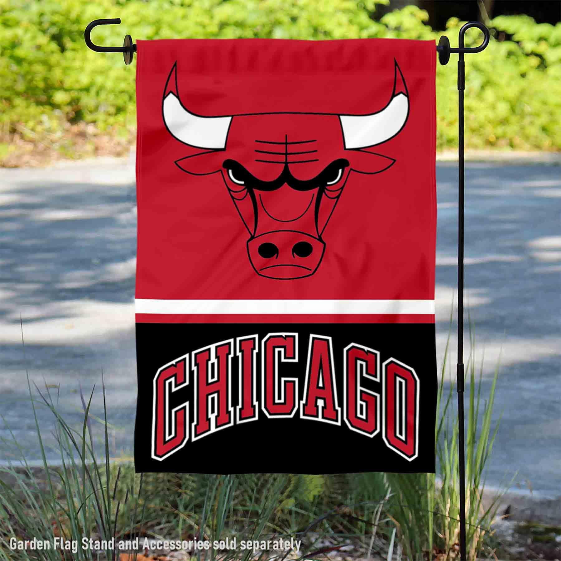 WinCraft Chicago Bulls Double Sided Garden Flag