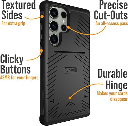 Miniatura 7 de Scooch Funda para Samsung Galaxy S23 Ultra con tarjetero Wingmate Funda tipo cartera para Samsung Galaxy S23 Ultra con ranura oculta para tarjetas y