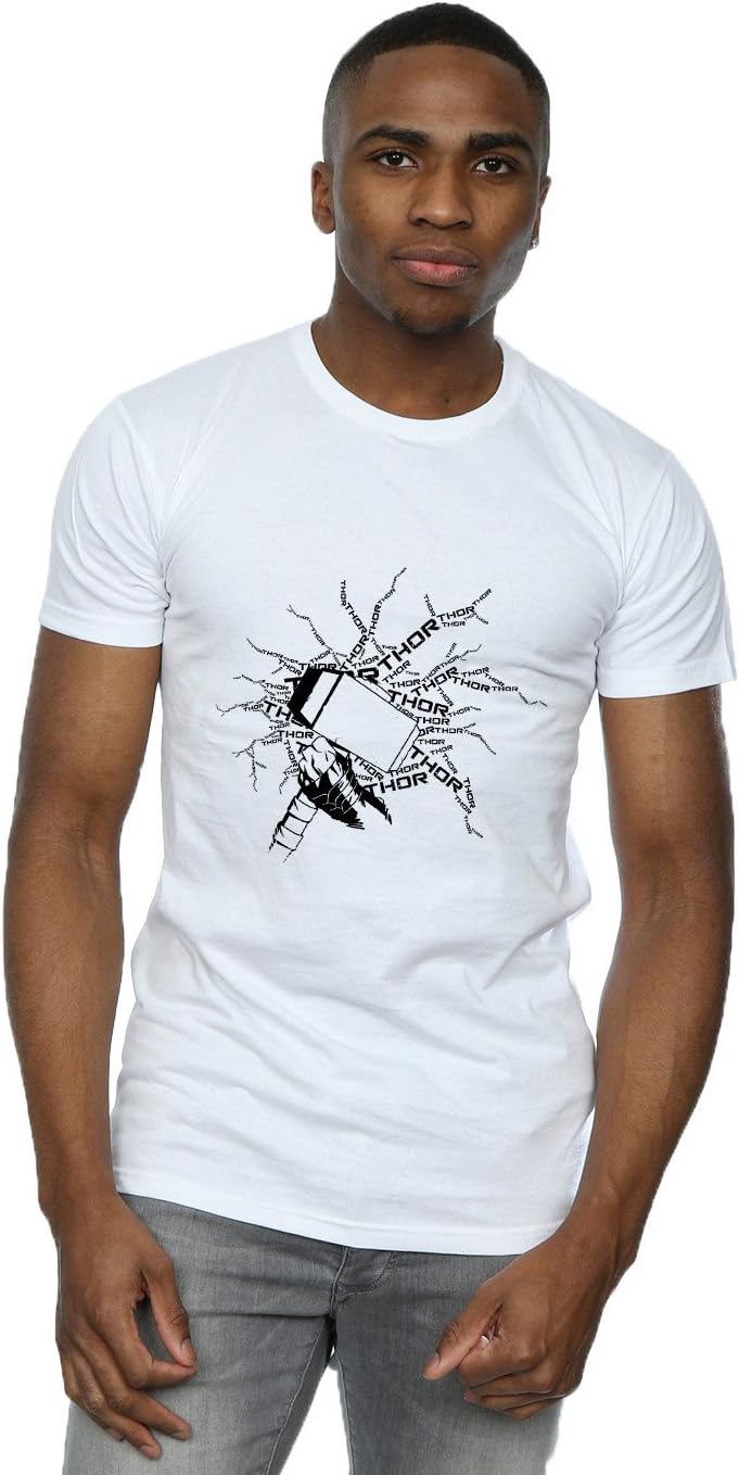 Marvel Men's Thor Lightning T-Shirt
