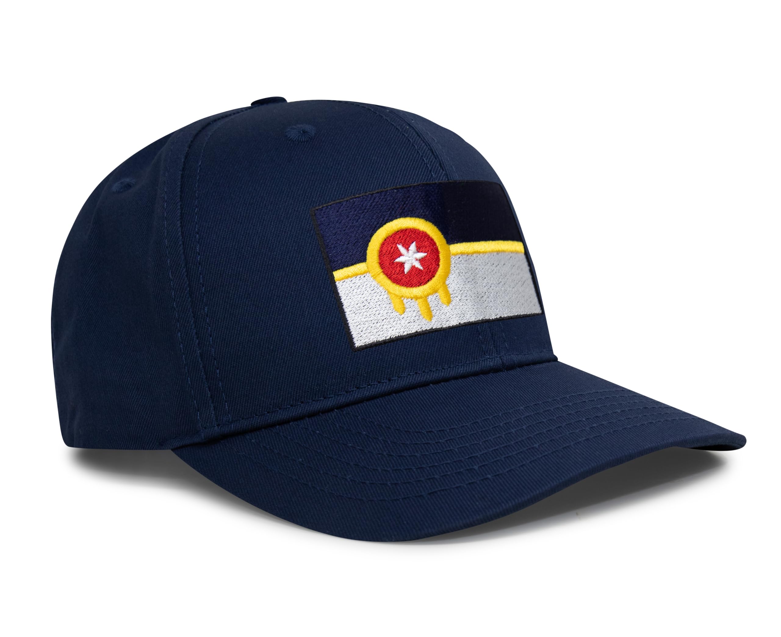 International Tie City Hat for Men and Women, Adjustable Snapback Trucker Baseball Cap with Embroidered Patch