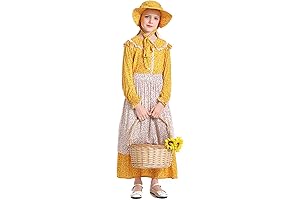 Seasons Colonial Girl Dress: The Pioneer Costume for Young Explorers