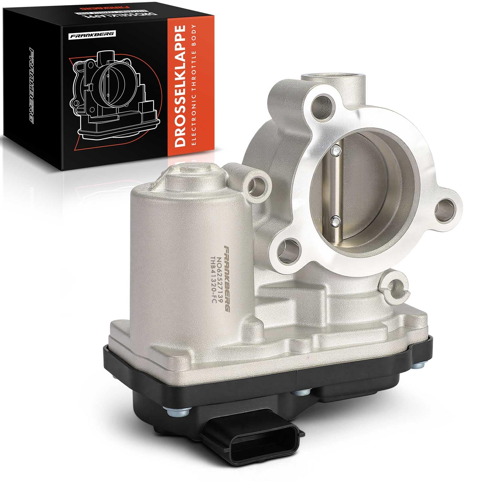 Frankberg Papillon des gaz Collecteur de papillon des gaz 161204132R | Compatible avec: Logan MCV II, S.a.n.d.e.r.o II B8, S.a.n.d.e.r.o III, Twingo III BCA BCM, Clio V B7