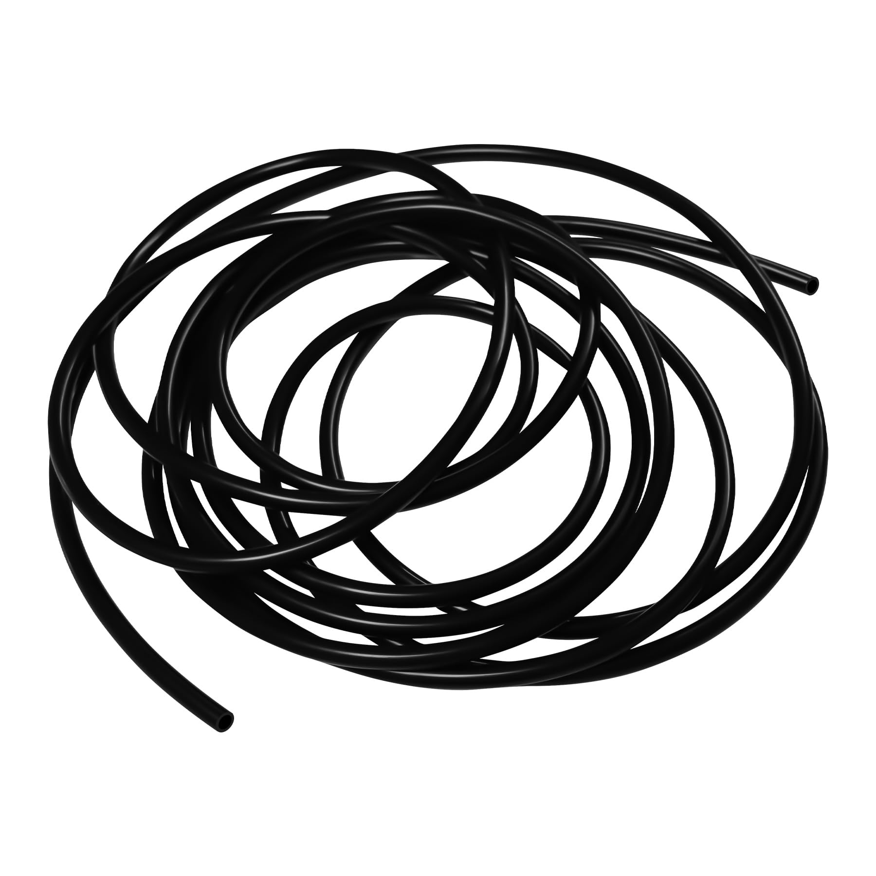 iMeistek Flexible Silicone Tubing, 8mm ID x 10mm OD 7m Length Silicone Hose for Aquarium Pumps and Air Hoses,Black