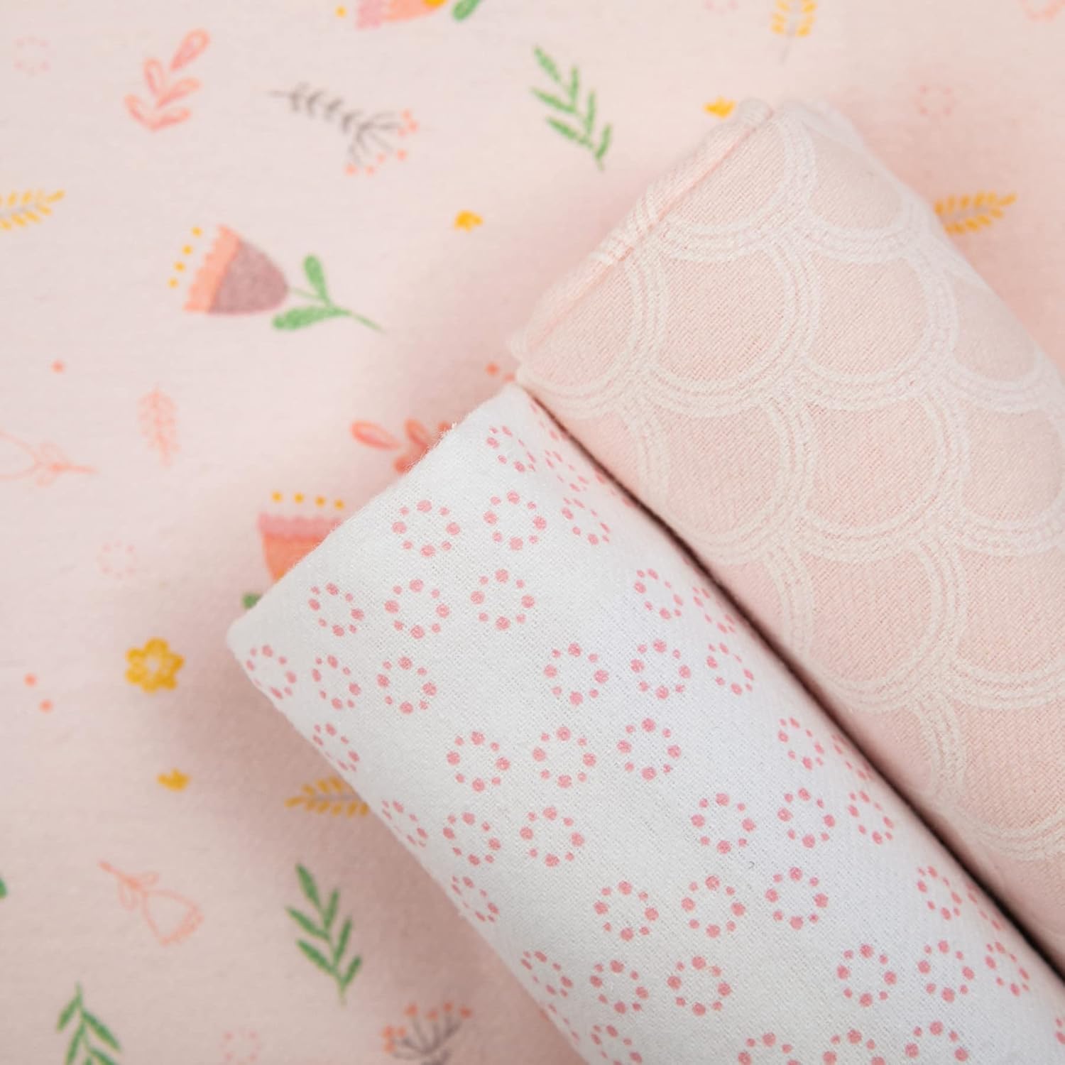 PAPI DESDE 1974 Cueiro Flanel Papi Compose Estampado Para Bebê 1 0M X 80Cm Contém 03 Un