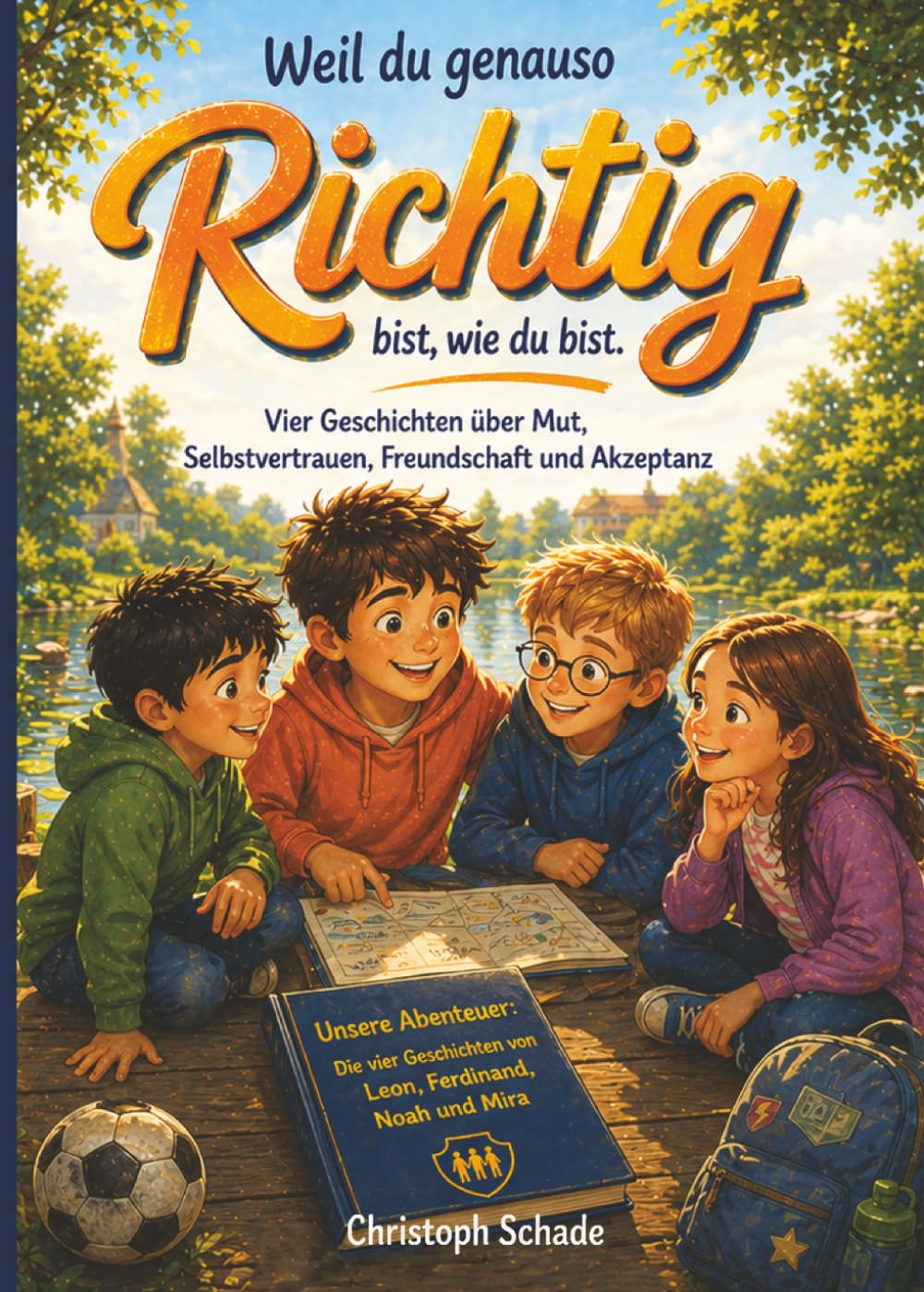 Weil du genauso richtig bist, wie du bist: Vier stärkende Geschichten über Mut, Selbstvertrauen, Freundschaft und Akzeptanz | zum Vorlesen und Selberlesen | Kinderbuch