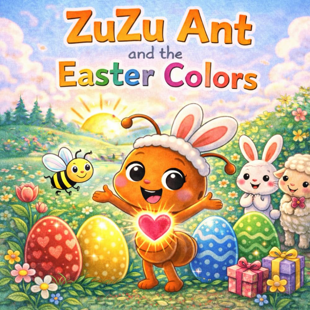 ZuZu Ant and the Easter Colors: Bedtime Christian Story Book for Kids | Easter Basket Stuffers | Perfect Gift for Toddlers