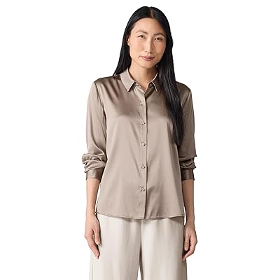 Eileen Fisher Classic Collar Shirt Women