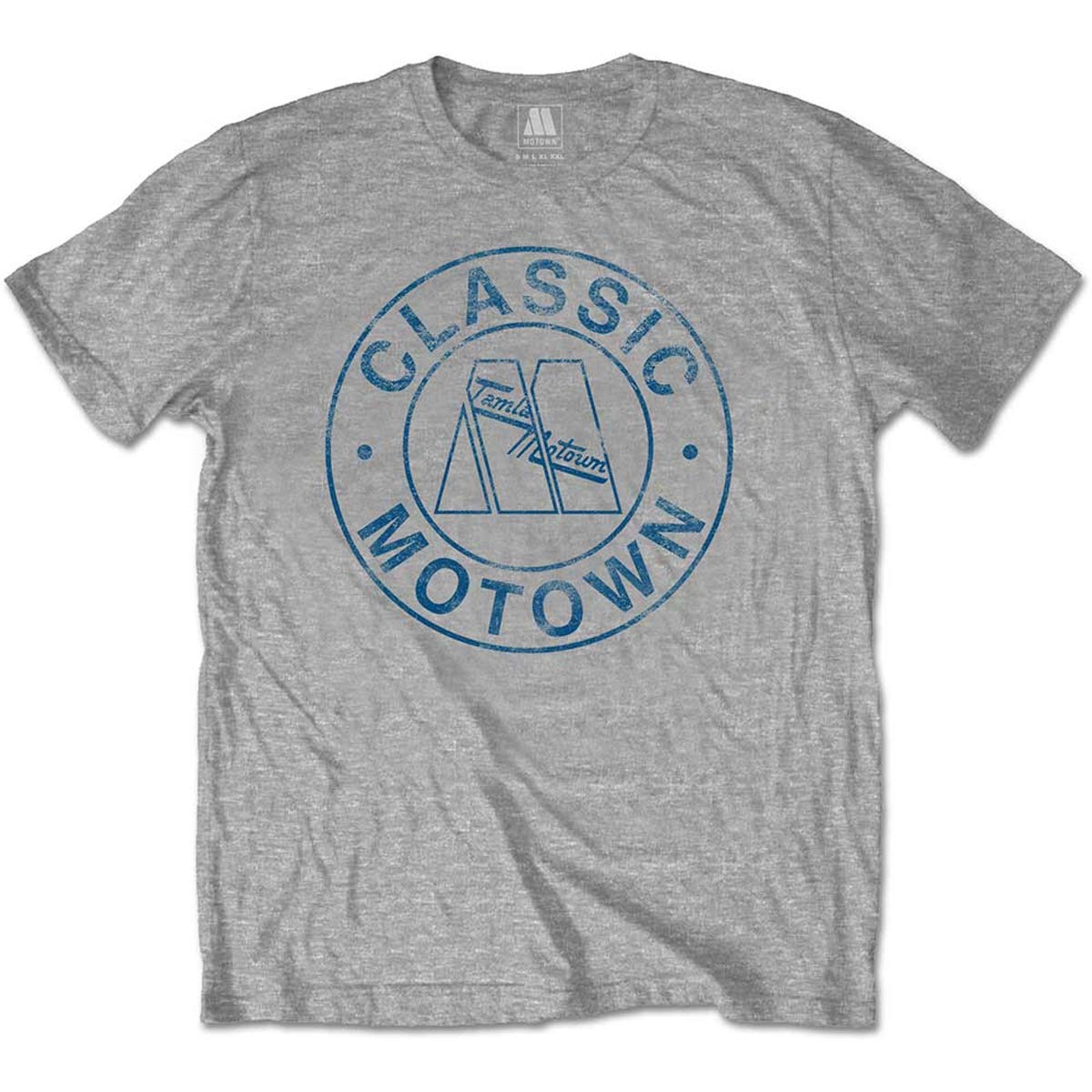 Rockoff Trade Men's Motown Classic Circle Logo T - Shirt, Grey (Grey Grey), X-Large
