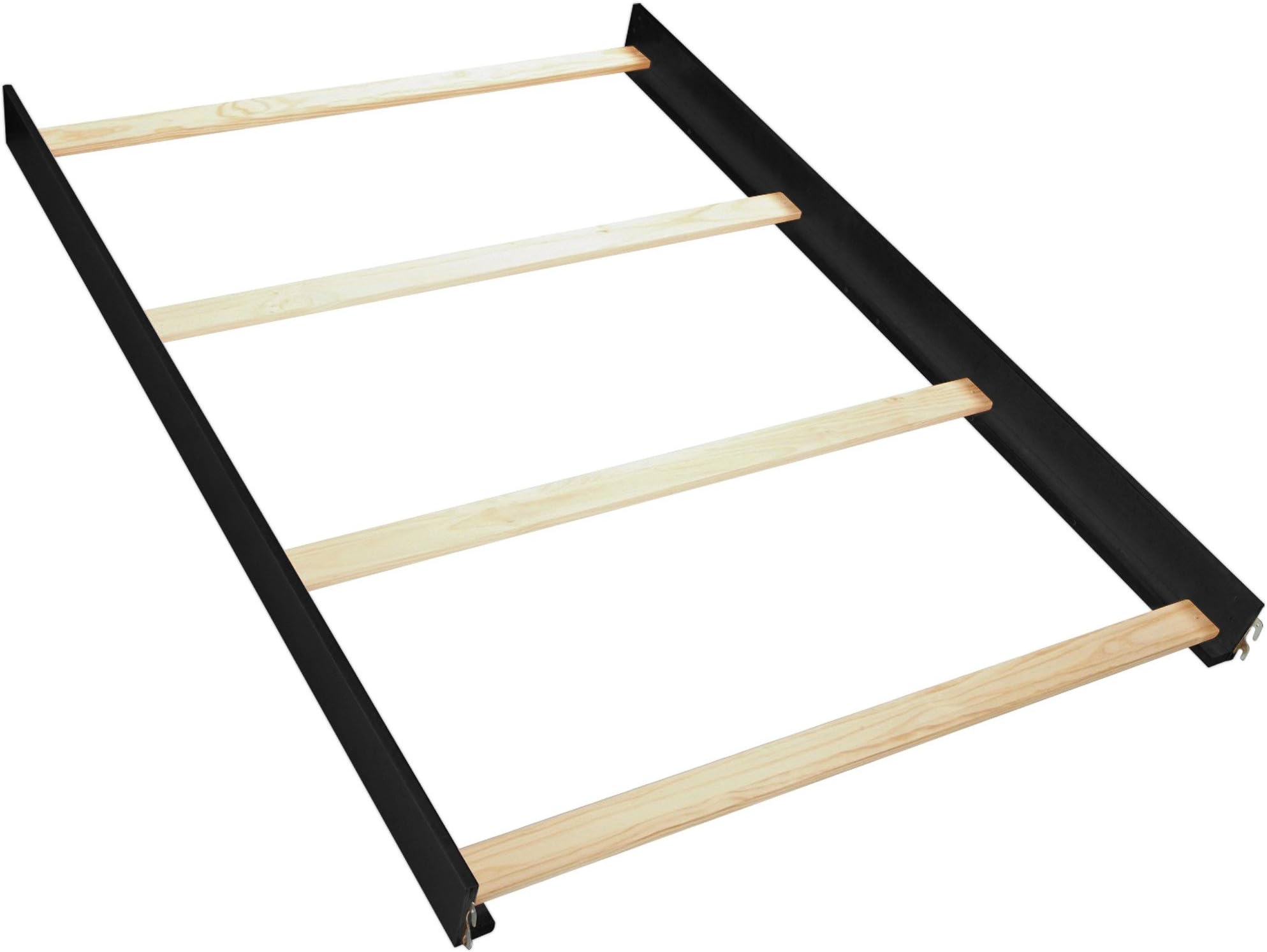 Simmons Kids Full Size Wood Bed Rails, Black