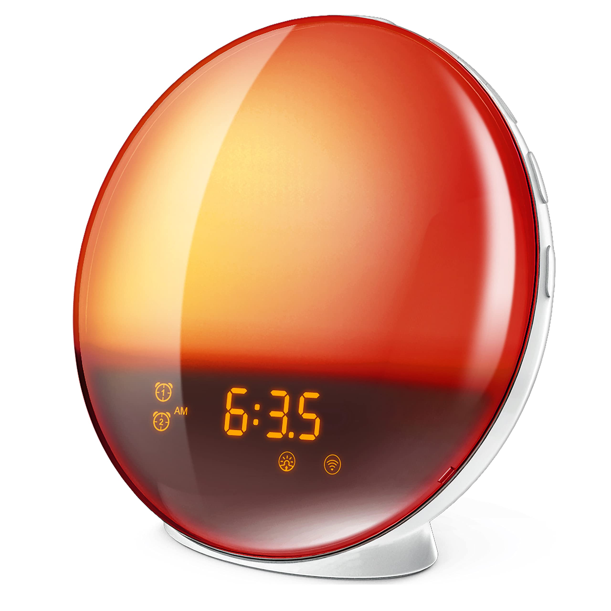 Muvit iO Lámpara RGB Luz Ambiente y Despertador con Radio FM
